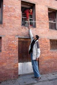 Tallest Man of Nepal, Rajan Adhikari at 7 Feet 5 Inches